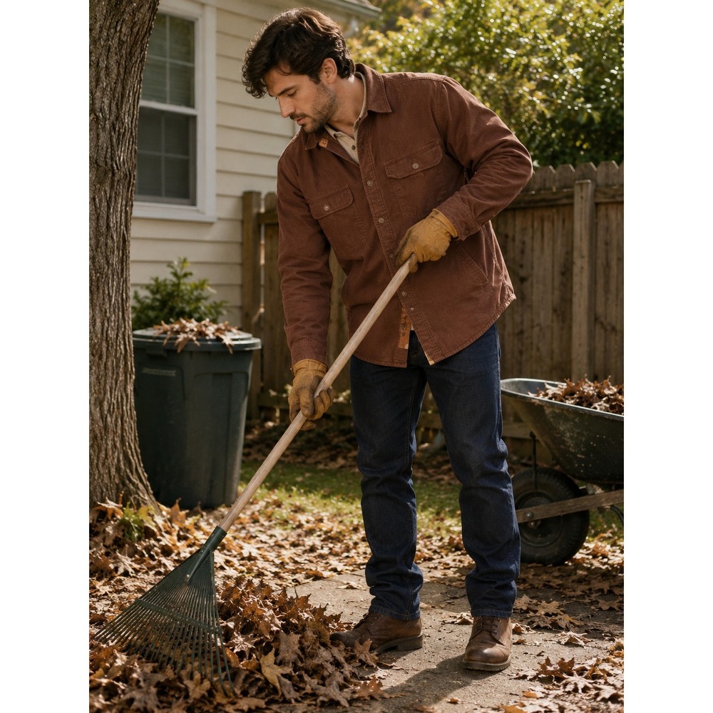 Puritan Canvas Work Shirt Mens S Small Brown Fleece Lined Plaid Shacket Jacket
